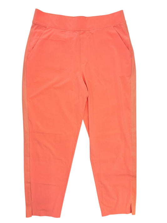 Athletic Pants By Athleta In Coral, Size:L