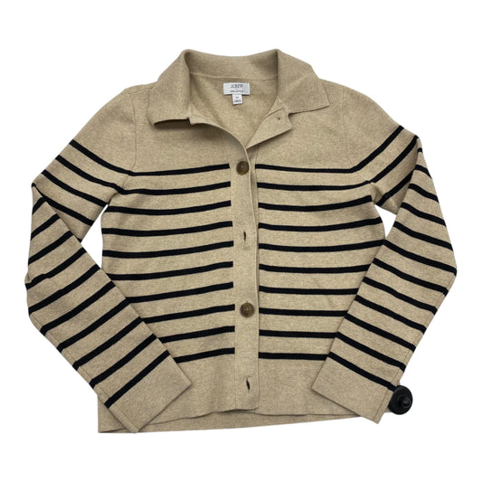 Sweater Cardigan By J. Crew In Striped Pattern, Size:Xs