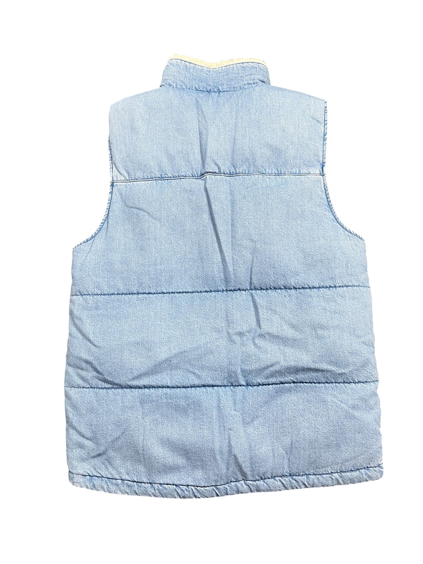 Vest Puffer & Quilted By Levis In Blue Denim, Size:S