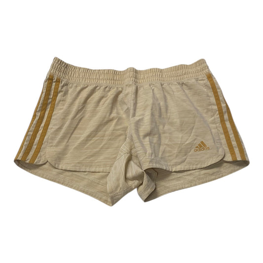 Athletic Shorts By Adidas In Tan, Size:M