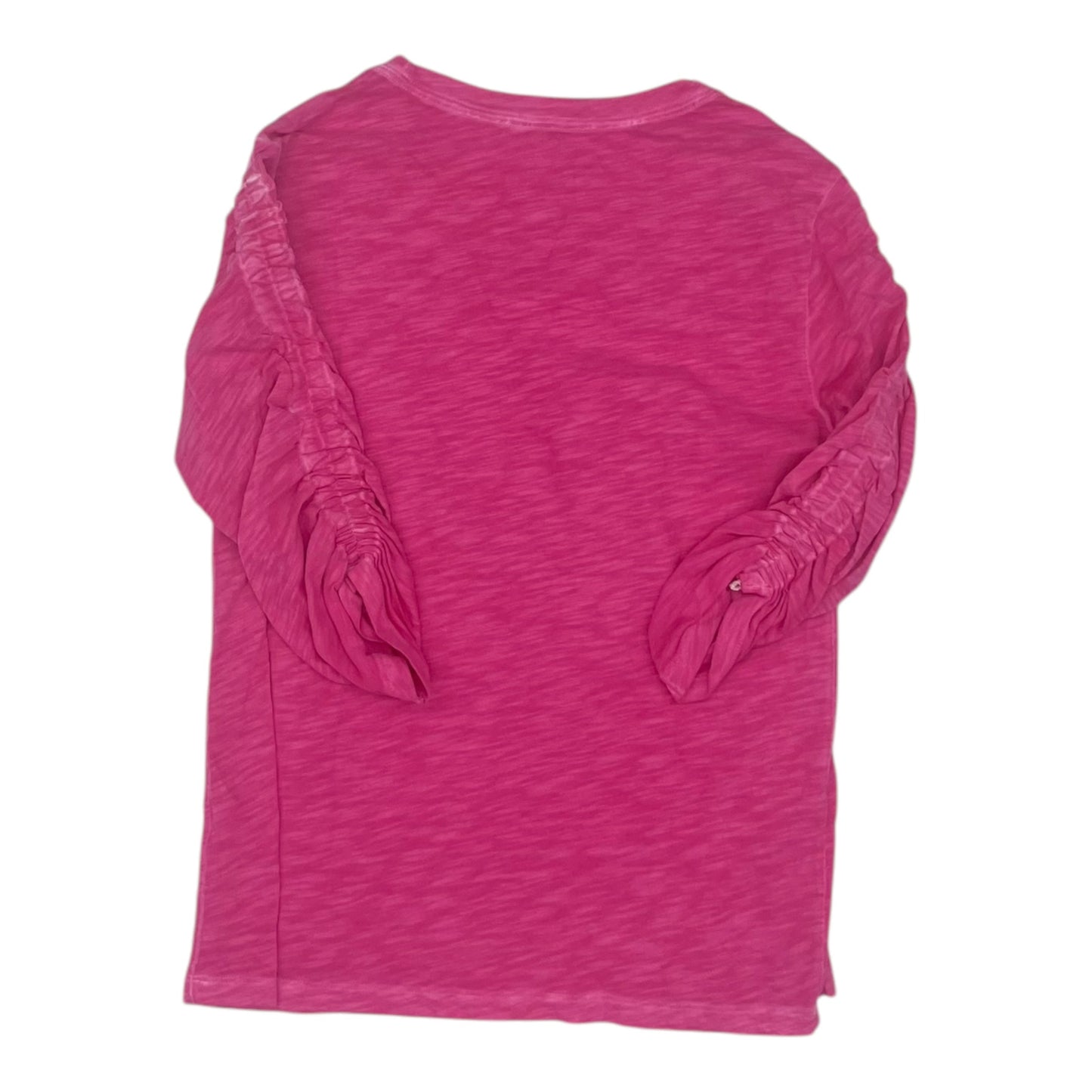 Top 3/4 Sleeve By Elliott Lauren In Pink, Size:Xs