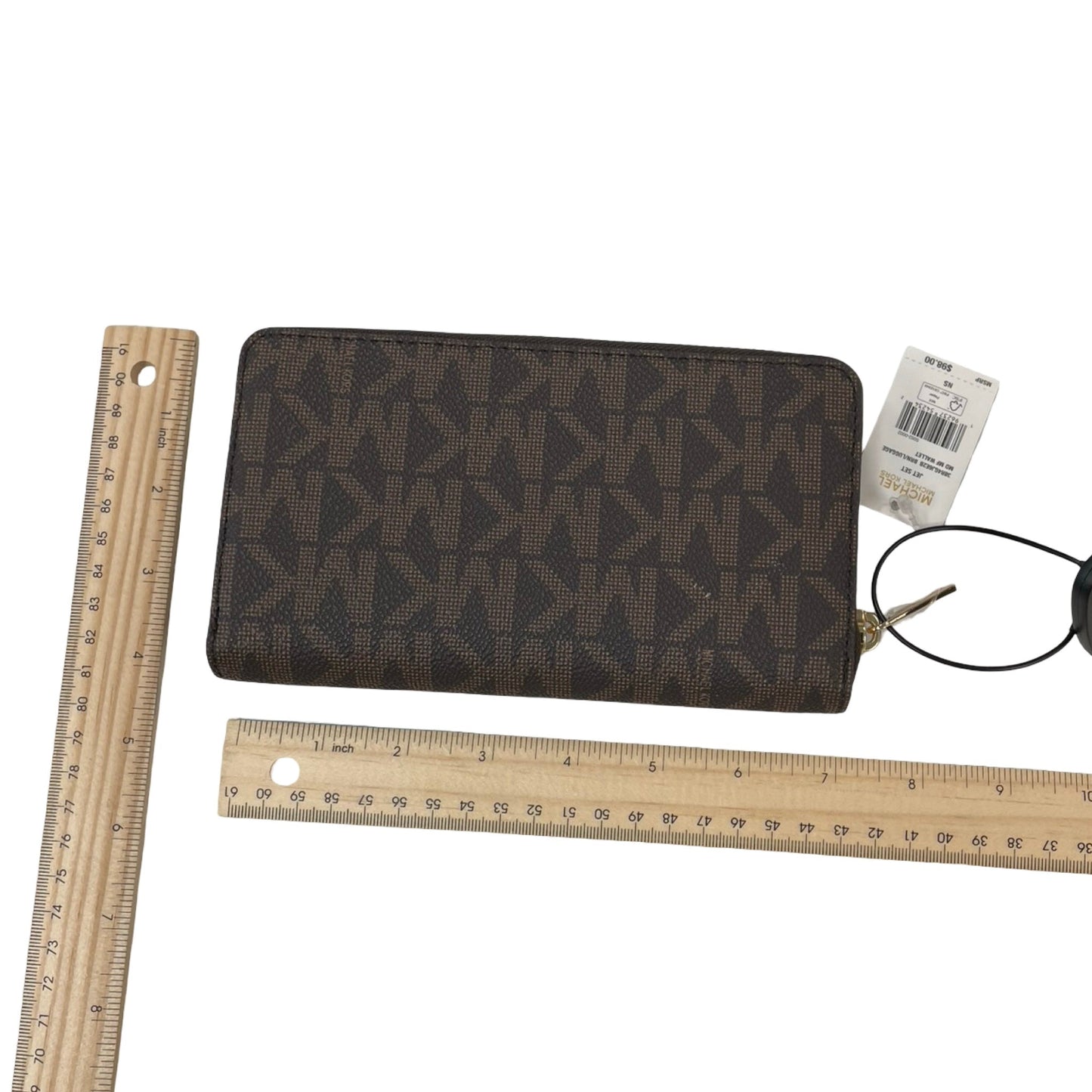 Wallet Designer By Michael Kors In Brown, Size:Medium