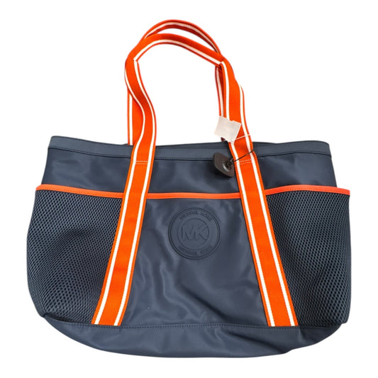 Handbag Designer By Michael Kors In Navy, Size:Large