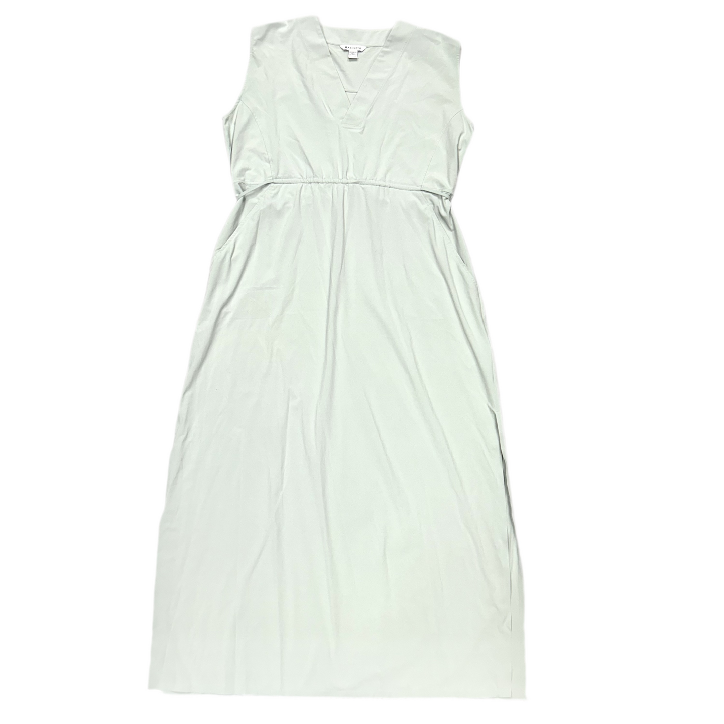 Dress Casual Midi By Athleta In Pale Blue, Size: L