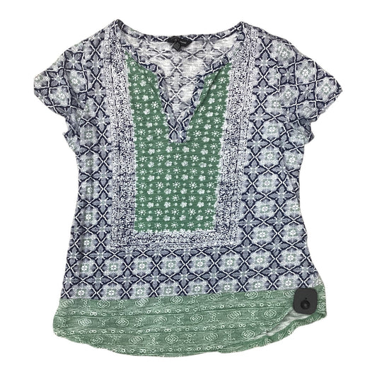Top Ss By Lucky Brand In Blue & Green, Size:M