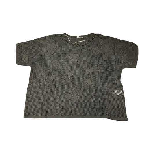 Sweater Ss By Chicos In Black, Size:Xl