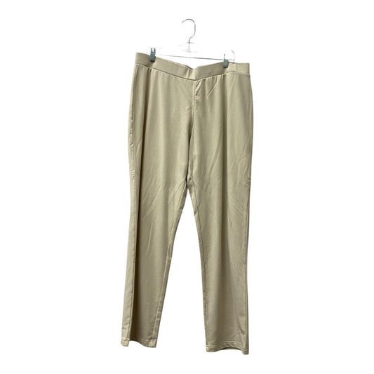 Pants Lounge By Zenergy By Chicos In Tan, Size:L