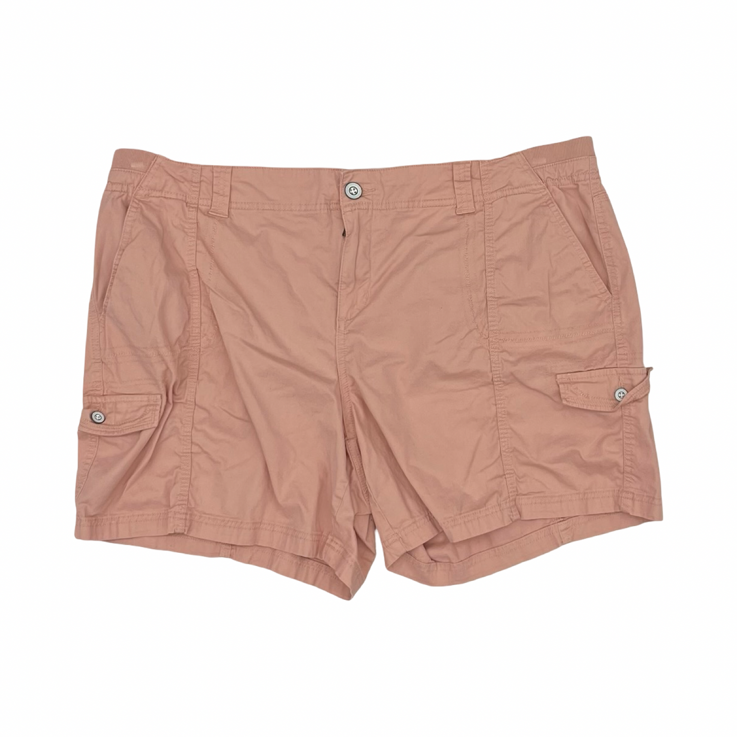 Shortalls By Style And Company In Orange, Size:20