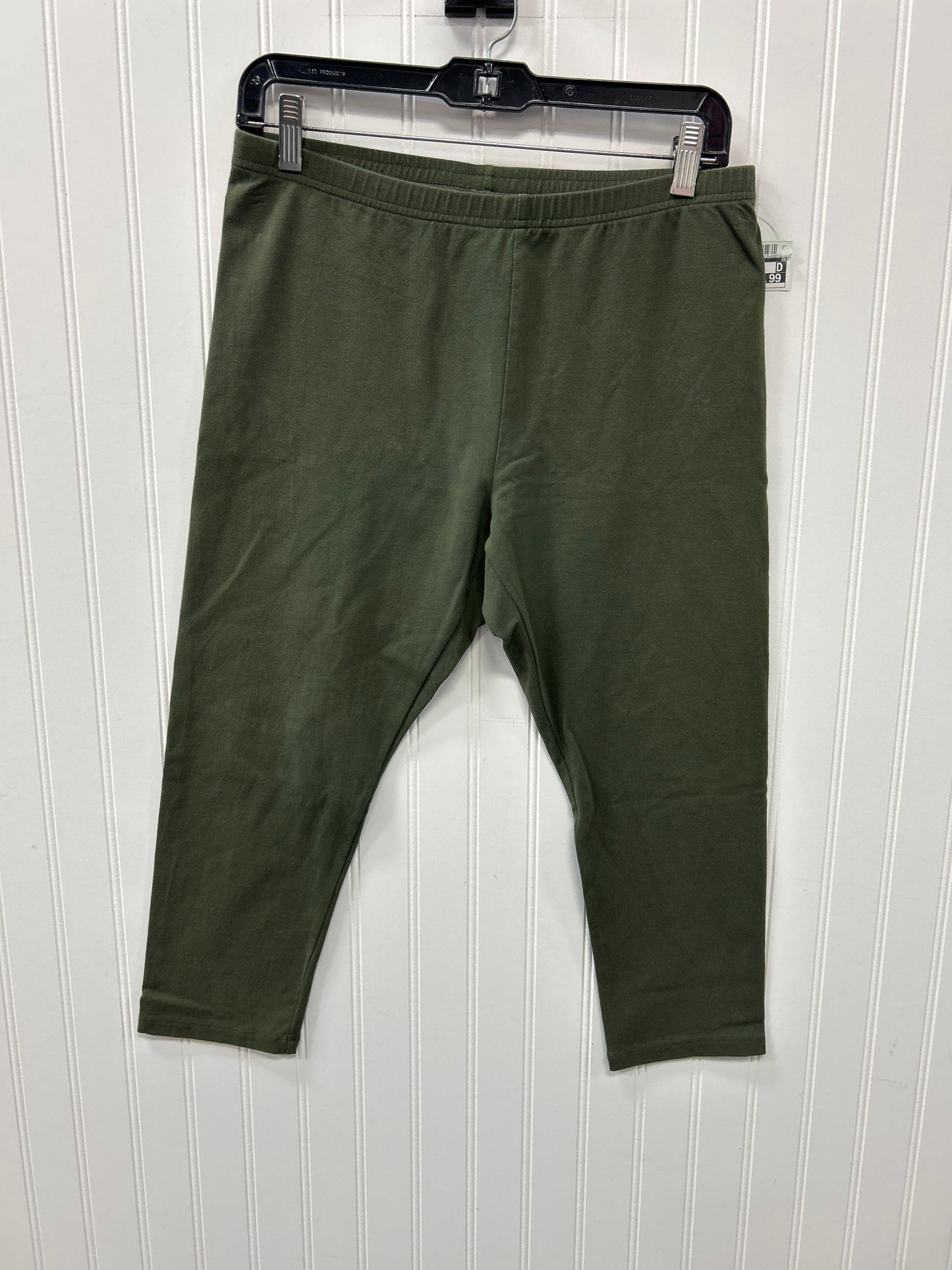 Capris By J. Jill In Green, Size:M