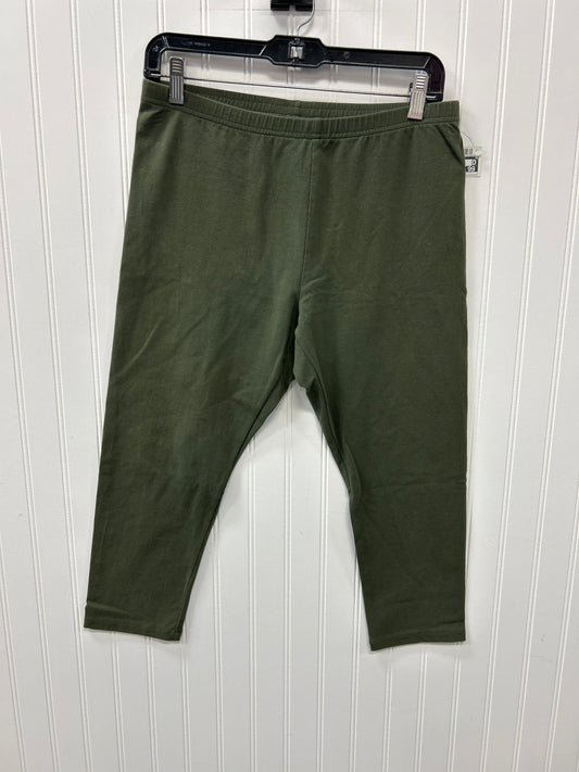 Capris By J. Jill In Green, Size:M