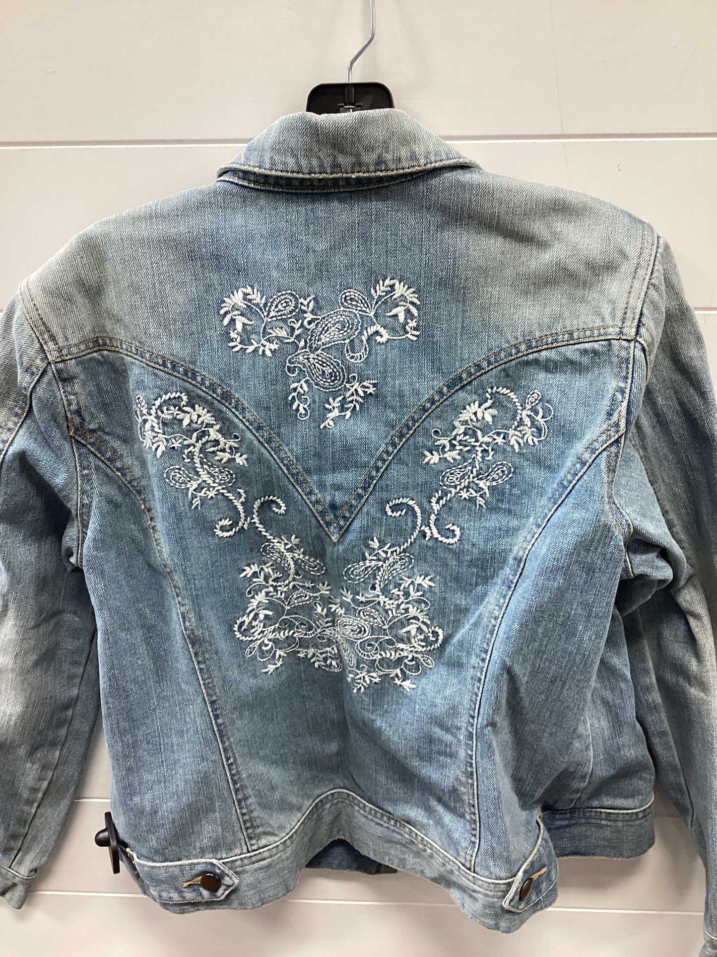 Jacket Denim By Coldwater Creek In Blue Denim, Size:12