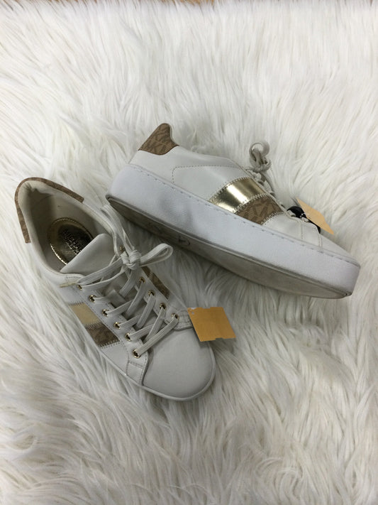 Shoes Designer By Michael Kors In Cream, Size:7