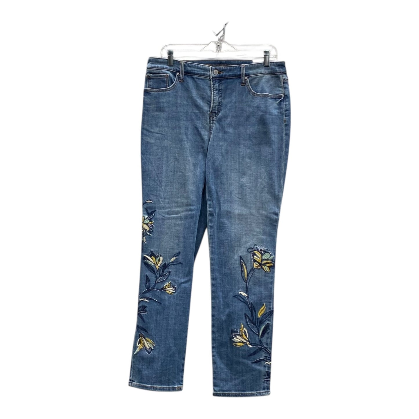 Jeans Straight By Chicos In Blue, Size:10