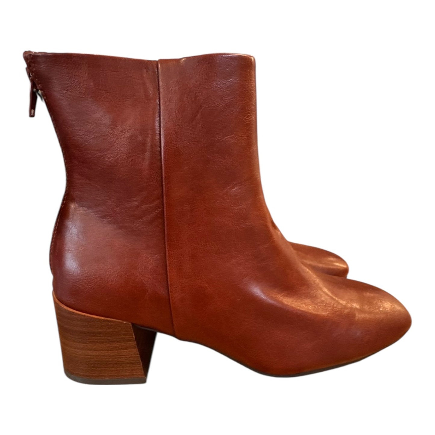 Boots Ankle Heels By Bare Traps In Red, Size:8.5