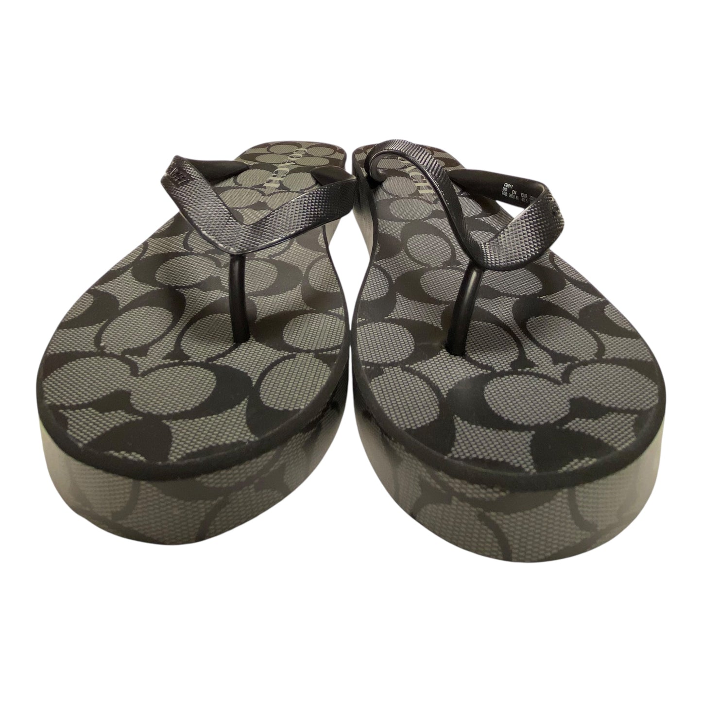 Sandals Designer By Coach In Black, Size:10