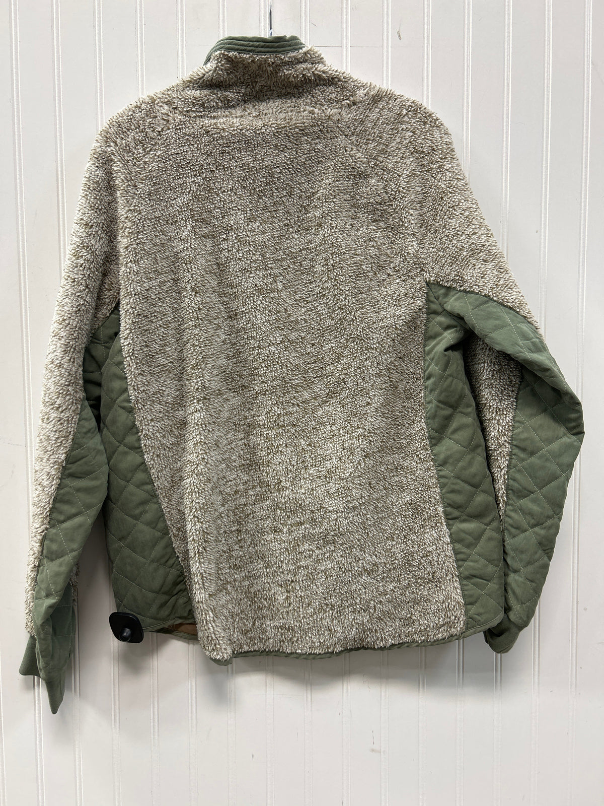 Jacket Fleece By Hem & Thread In Green, Size:L