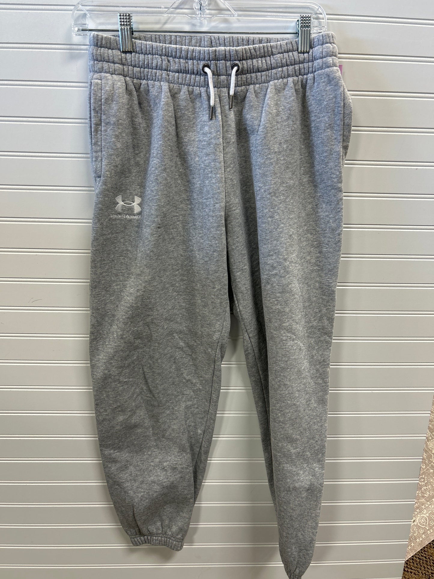 Athletic Pants By Under Armour In Grey, Size:Xs