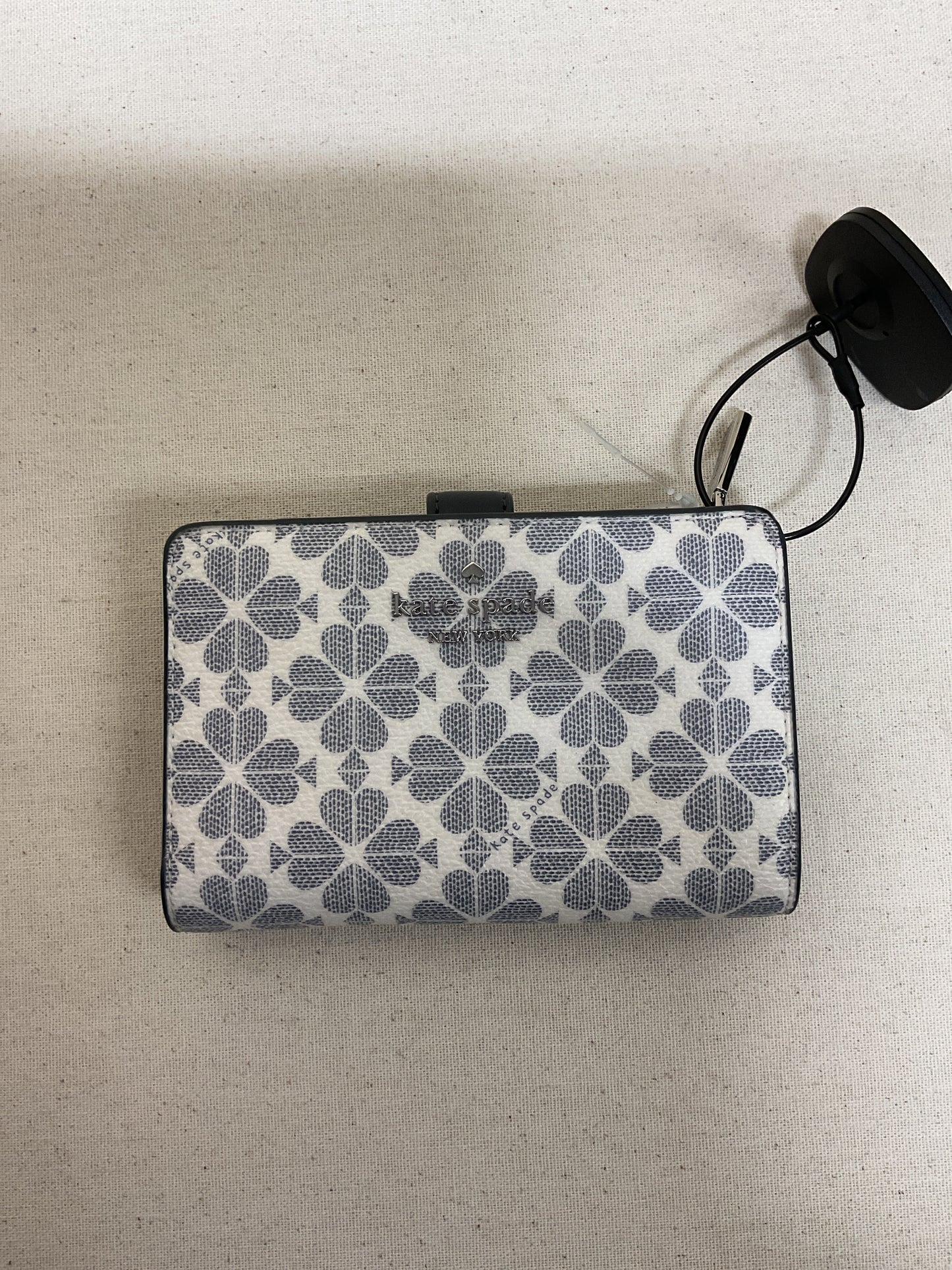 Wallet Designer By Kate Spade In Blue & White, Size:Medium