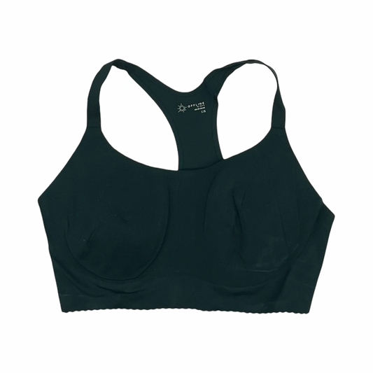Athletic Bra By Aerie In Green, Size:L
