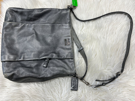 Handbag Designer By Coach In Grey, Size:Large