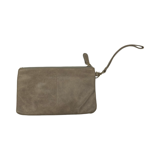 Wristlet By Clothes Mentor In Tan, Size:Medium