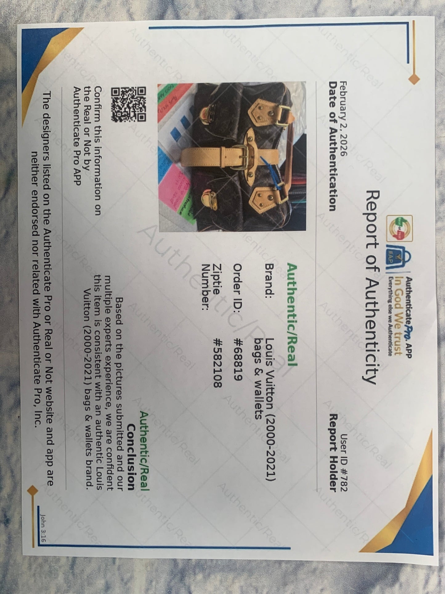 Handbag Luxury Designer By Louis Vuitton, Size: Large