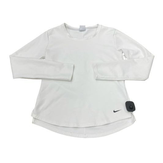 Athletic Top Ls Crewneck By Nike Apparel In White, Size:Xs