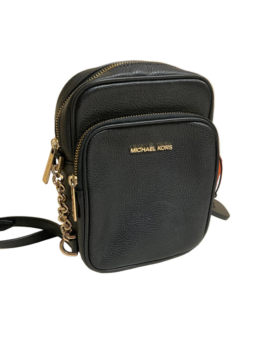 Crossbody Designer By Michael Kors In Black, Size:Small