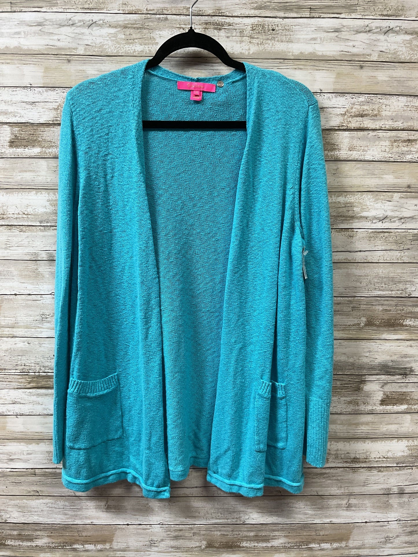Cardigan Designer By Lilly Pulitzer In Blue, Size:Xl