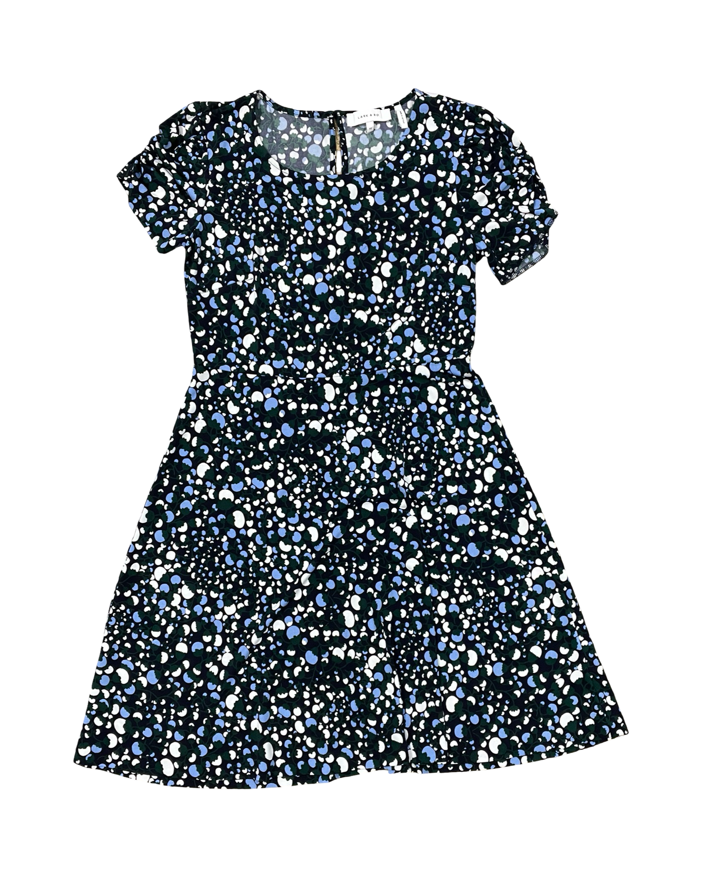 Dress Casual Short By Lark & Ro In Blue & Green, Size:M
