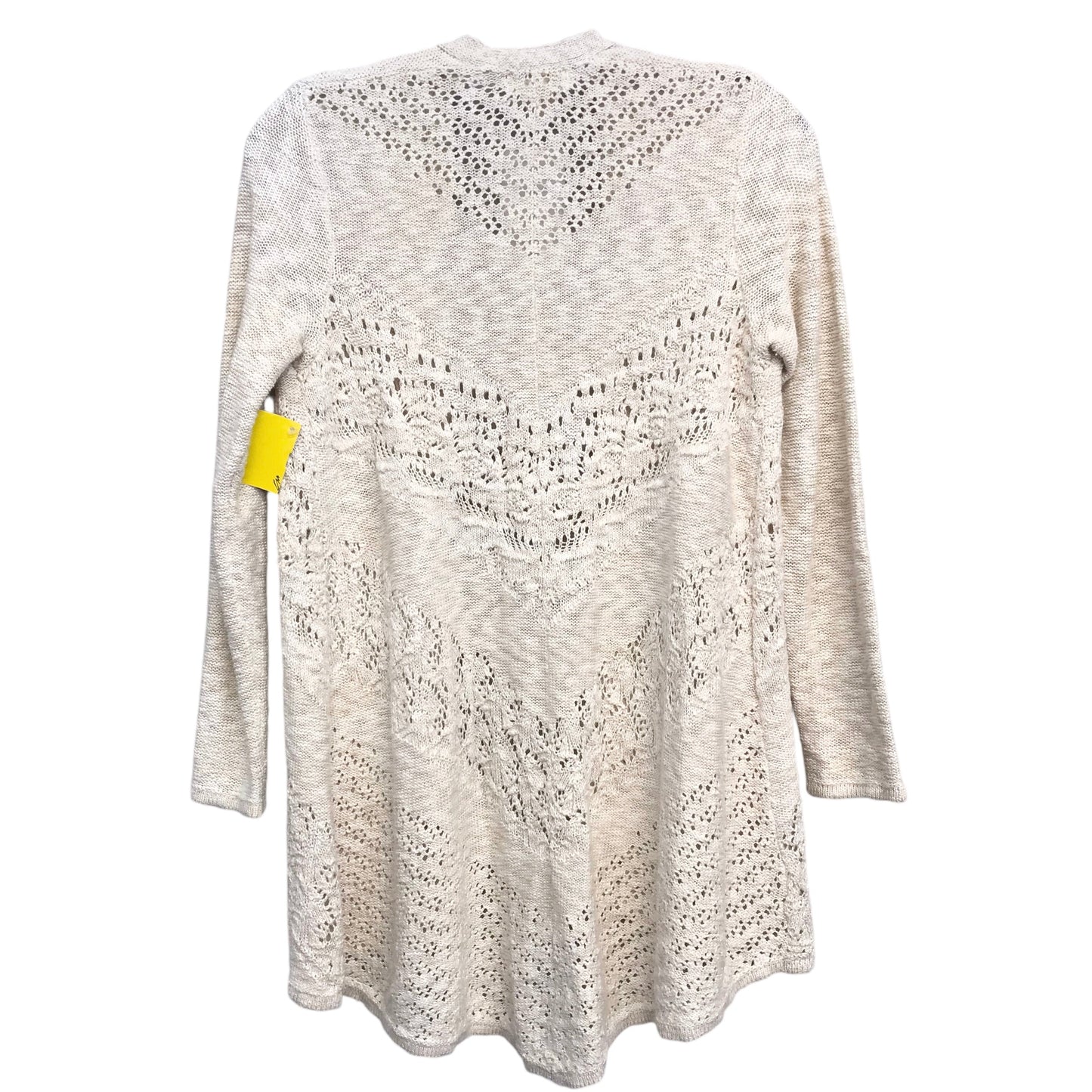 Sweater Cardigan By Style And Company In Beige, Size:Sp