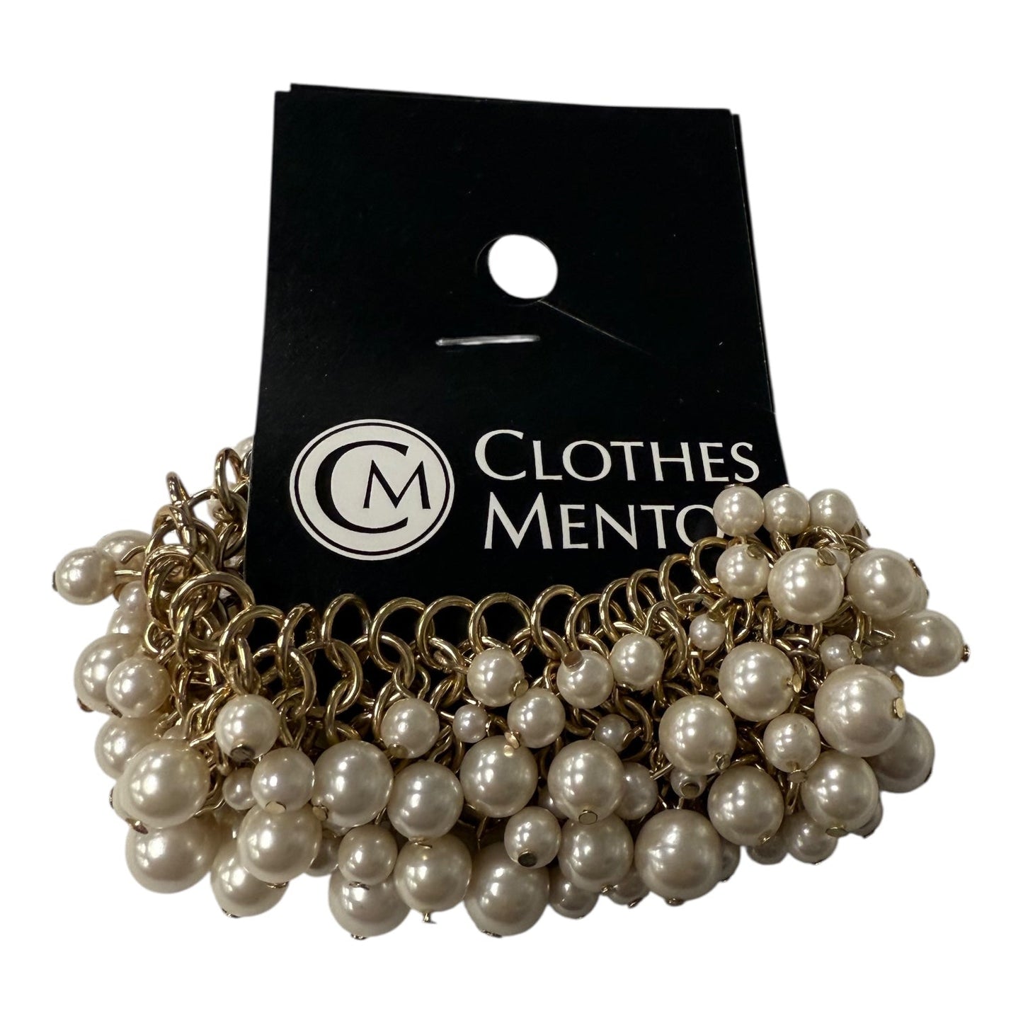 Bracelet Beaded By Talbots In Cream