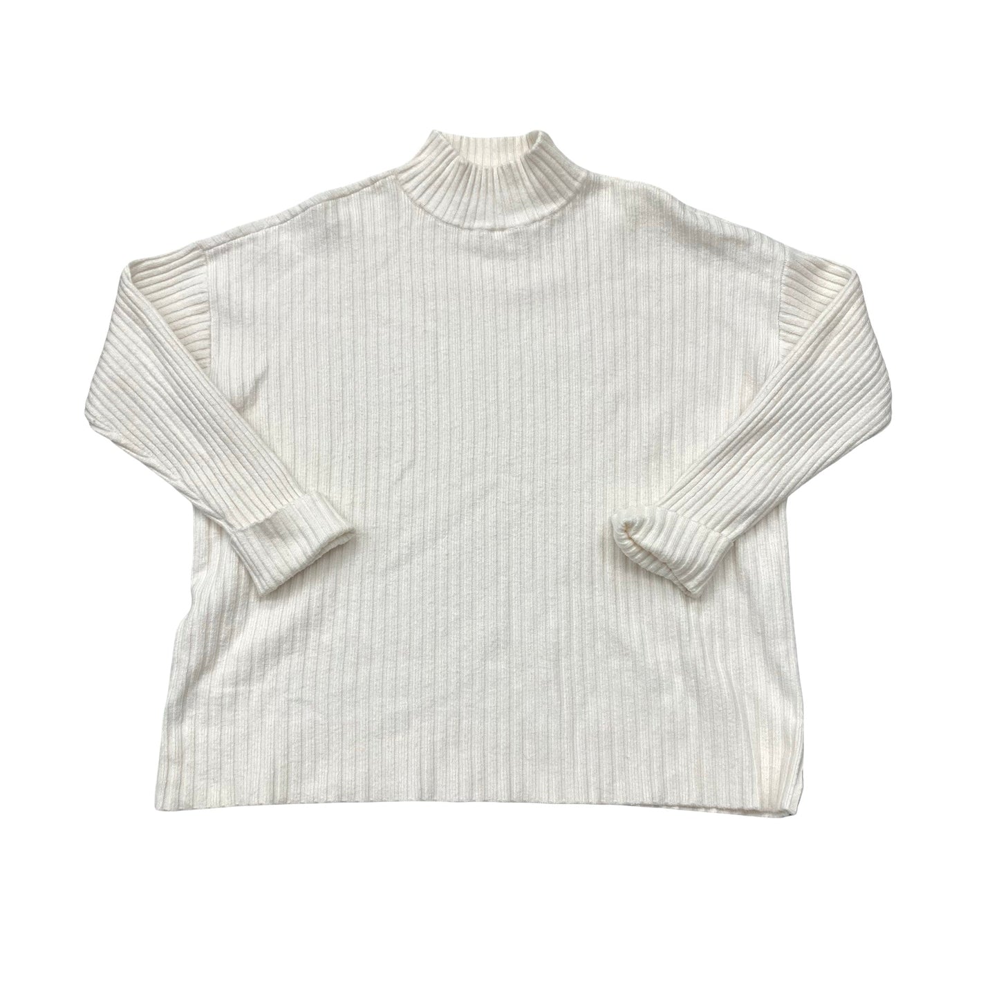 Sweater By Loft In Cream, Size:L