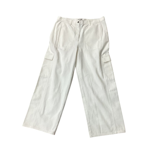 Pants Cargo & Utility By Eileen Fisher In Cream, Size:L