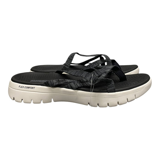 Sandals Flats By Skechers In Grey, Size:10