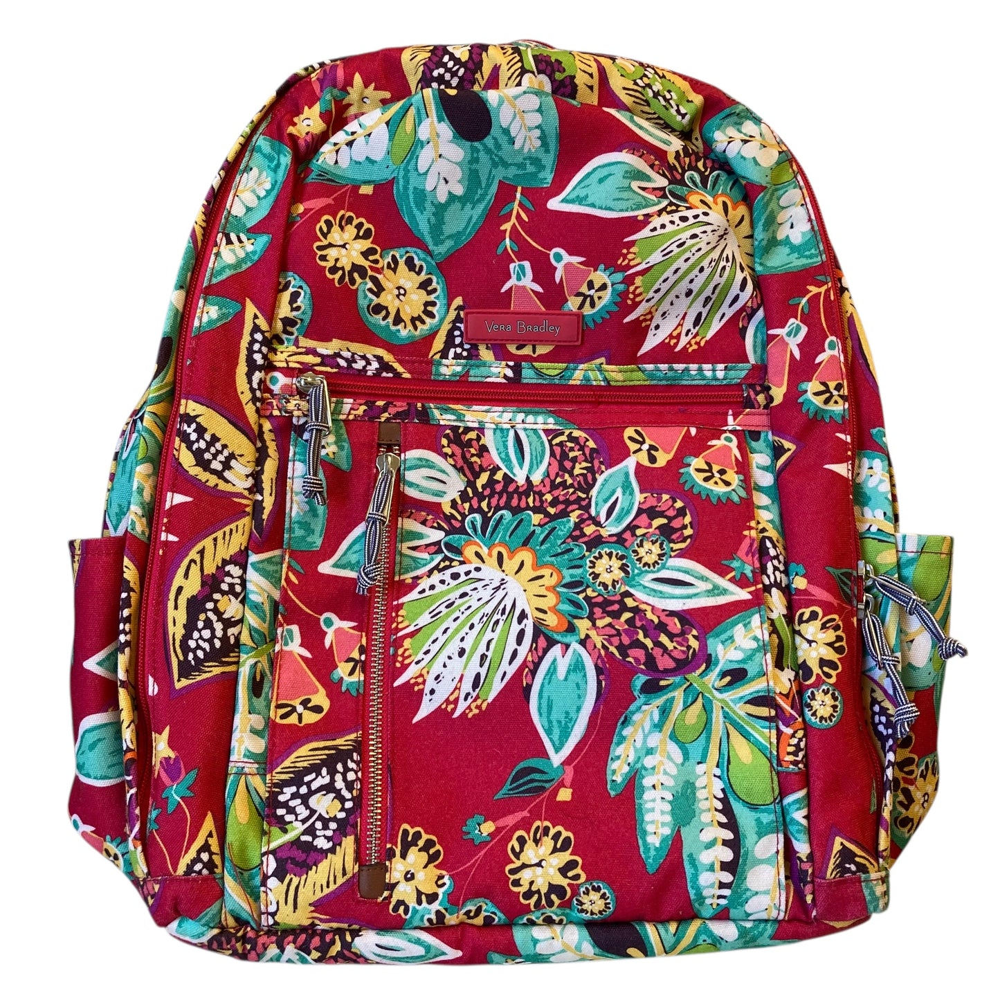 Backpack By Vera Bradley In Floral Print, Size:Large