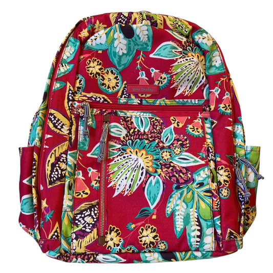 Backpack By Vera Bradley In Floral Print, Size:Large