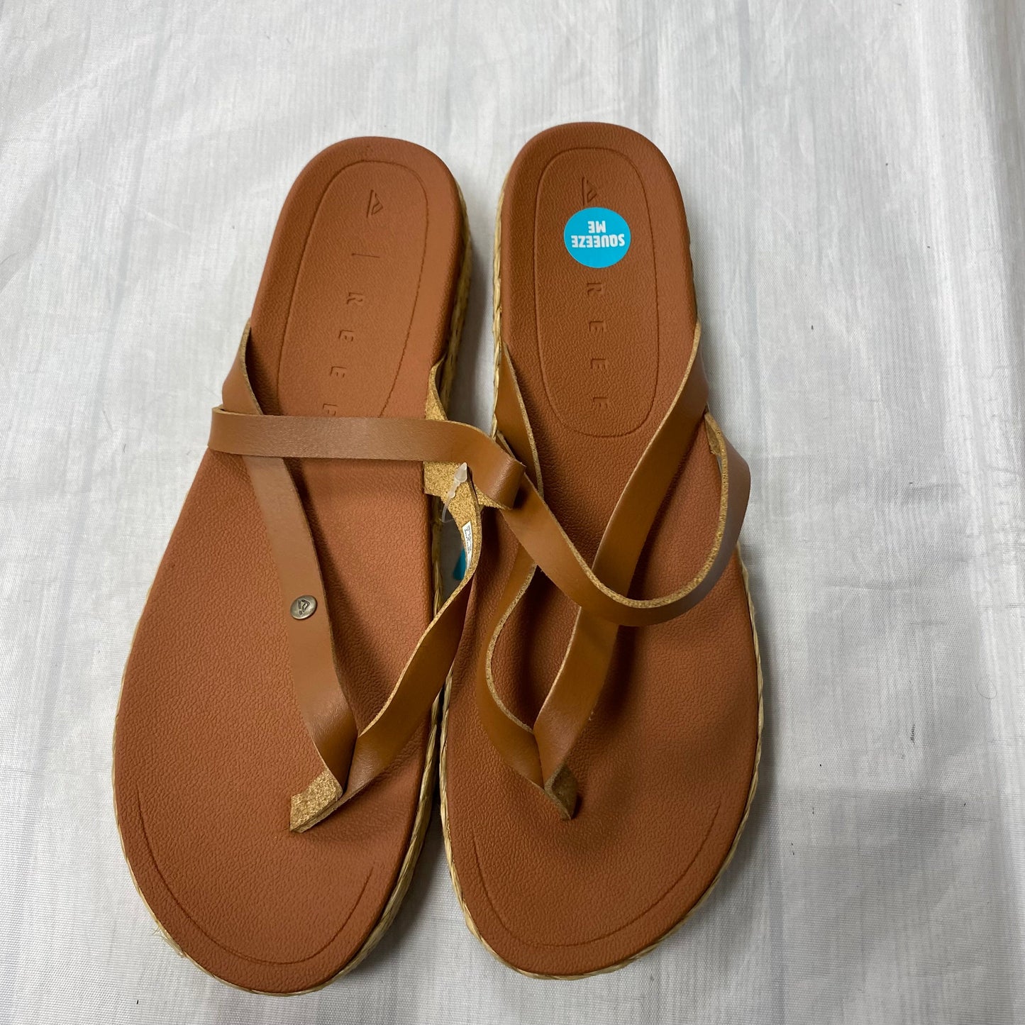 Sandals Flats By Reef In Brown, Size:9