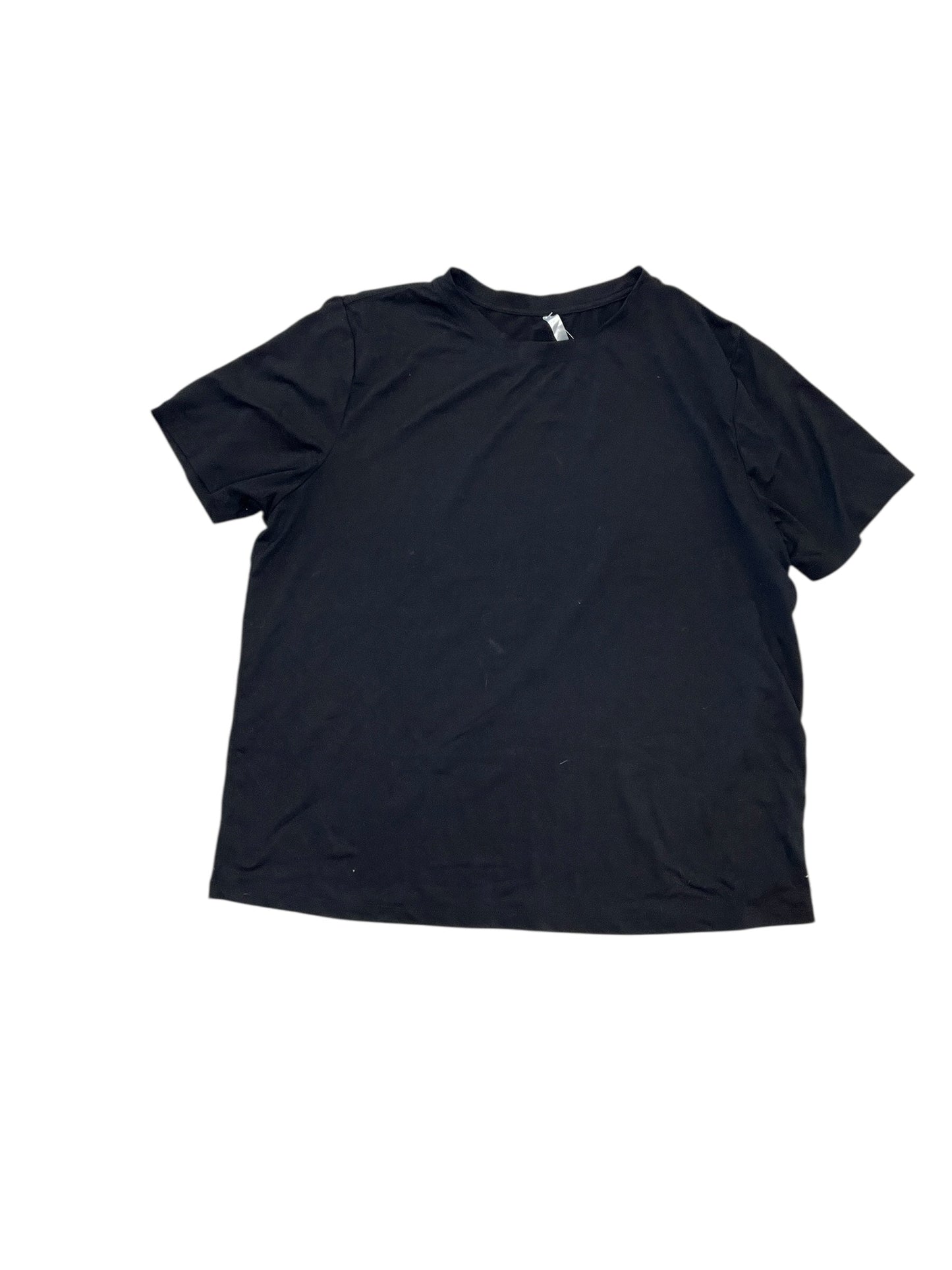 Athletic Top Ss By Fabletics In Black, Size:Xxl