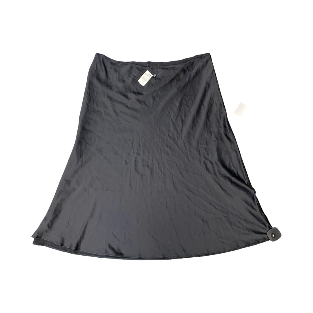 Skirt Midi By Express In Black, Size:Xl