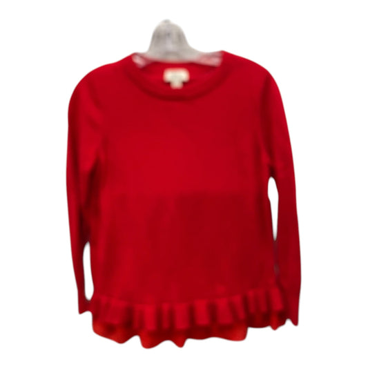 Sweater By Style And Company In Red, Size:Mp