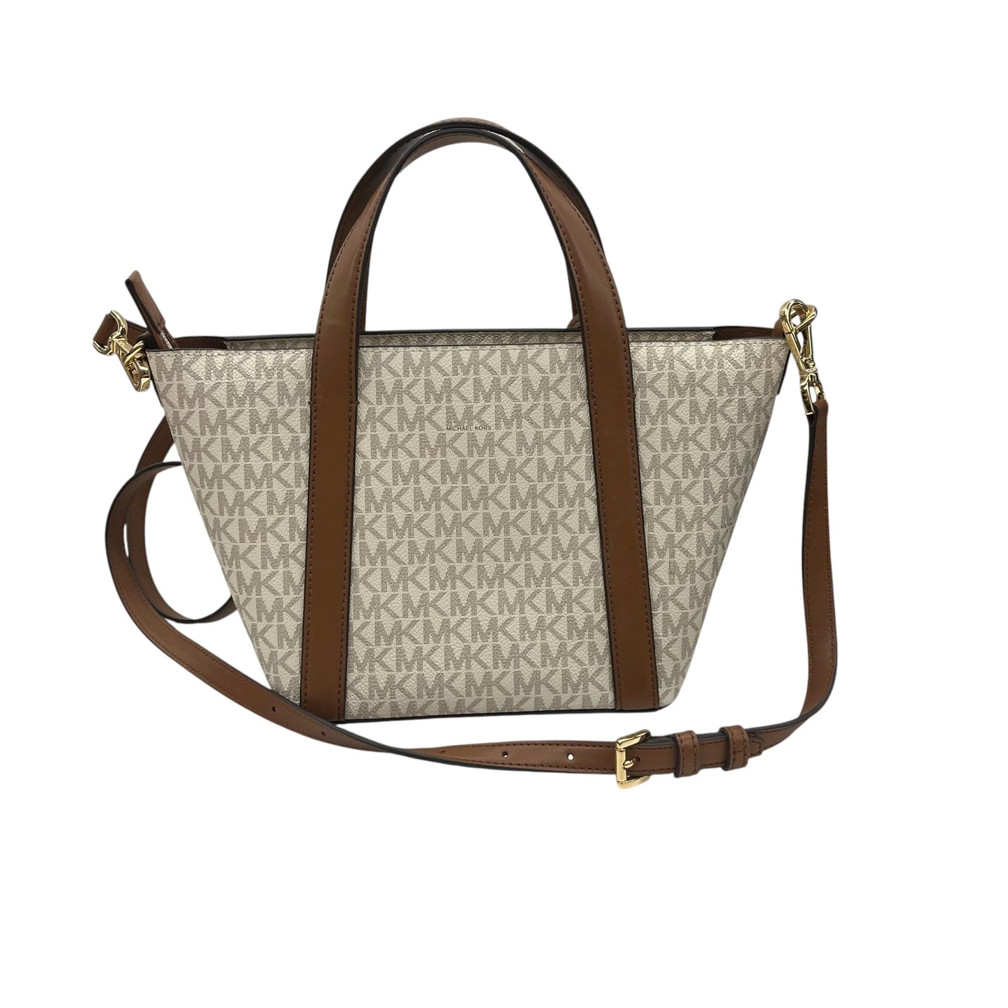 Handbag Designer By Michael Kors In Cream, Size:Small