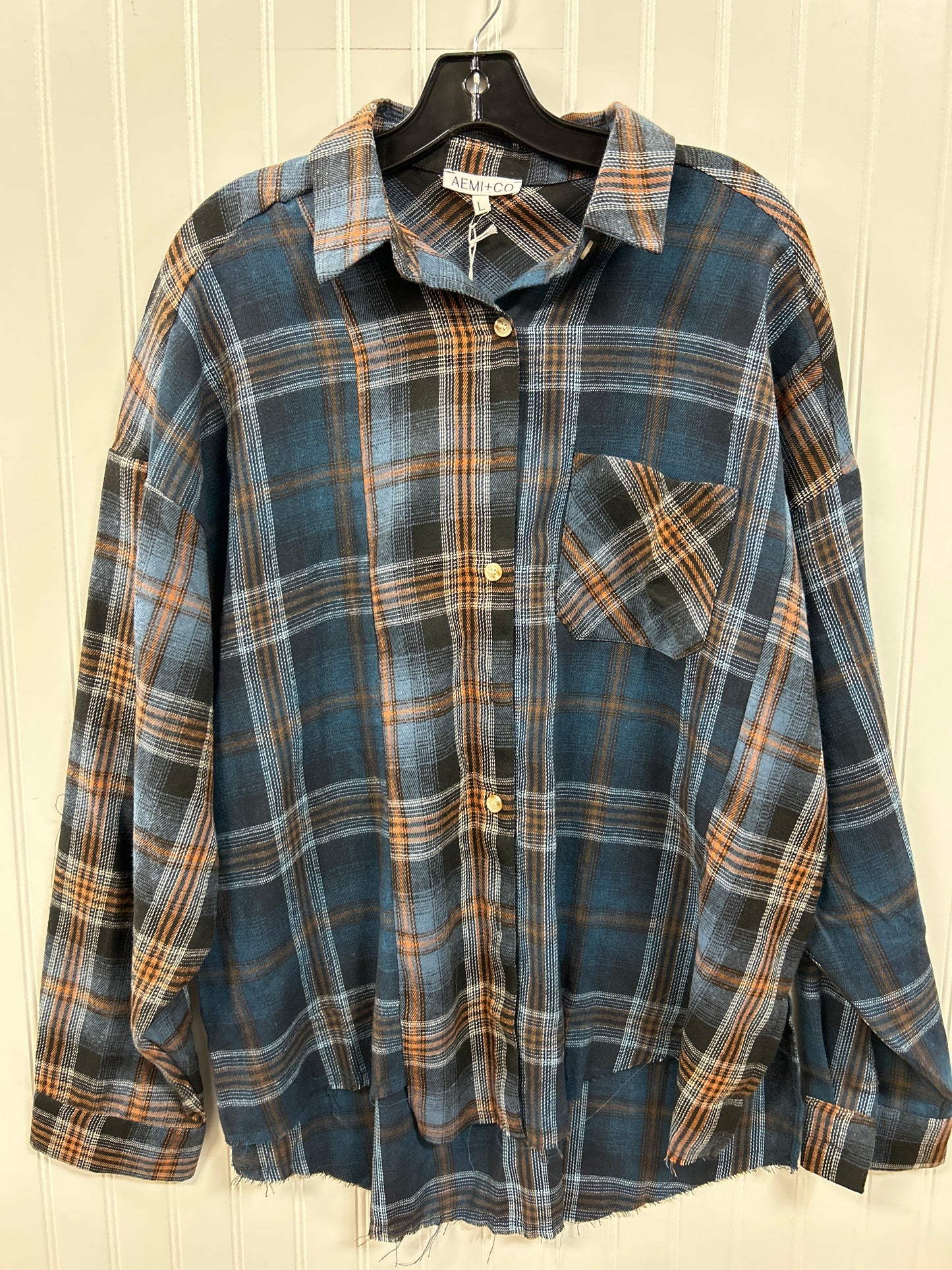 Top Ls By Cmc In Navy, Size:L