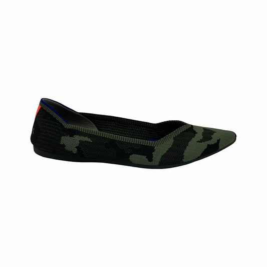 Shoes Flats By Rothys In Camouflage Print, Size:9.5