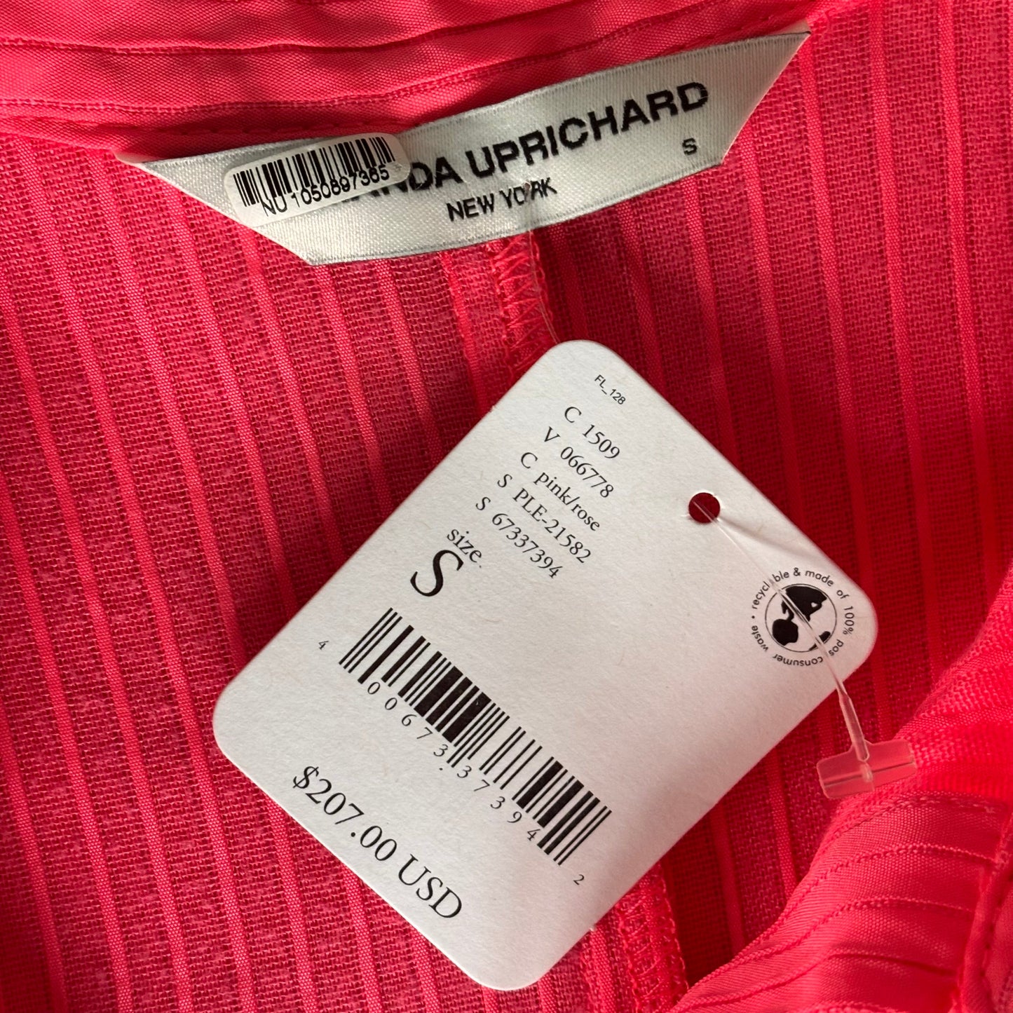 Dress Casual Midi By Amanda Uprichard In Pink, Size: S