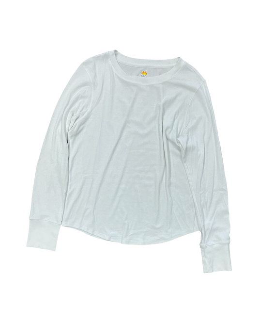 Top Ls Basic By C And C In White, Size:L