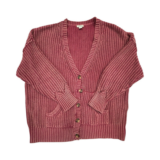 Sweater Cardigan By Sundance In Pink, Size:Xl