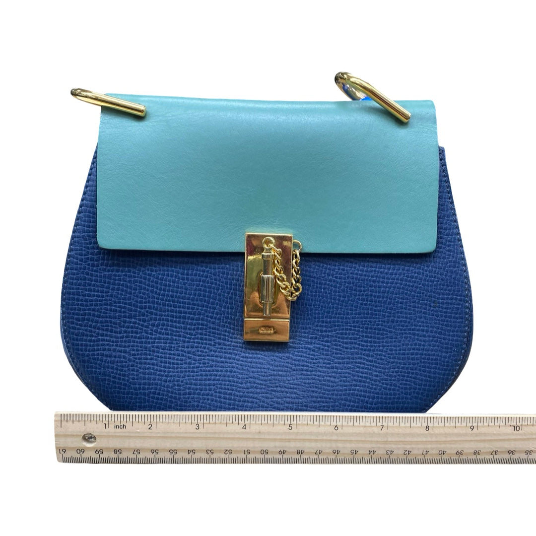 Handbag Luxury Designer By Chloe In Blue, Size:Small
