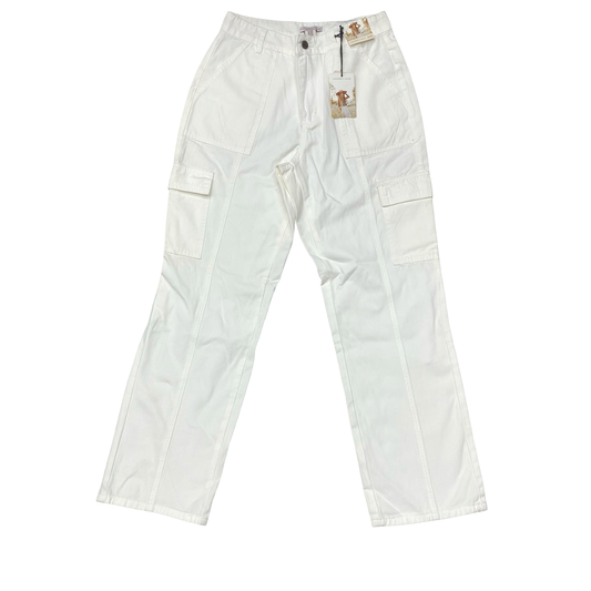 Pants Cargo & Utility By Sincerely Jules In Cream, Size:8