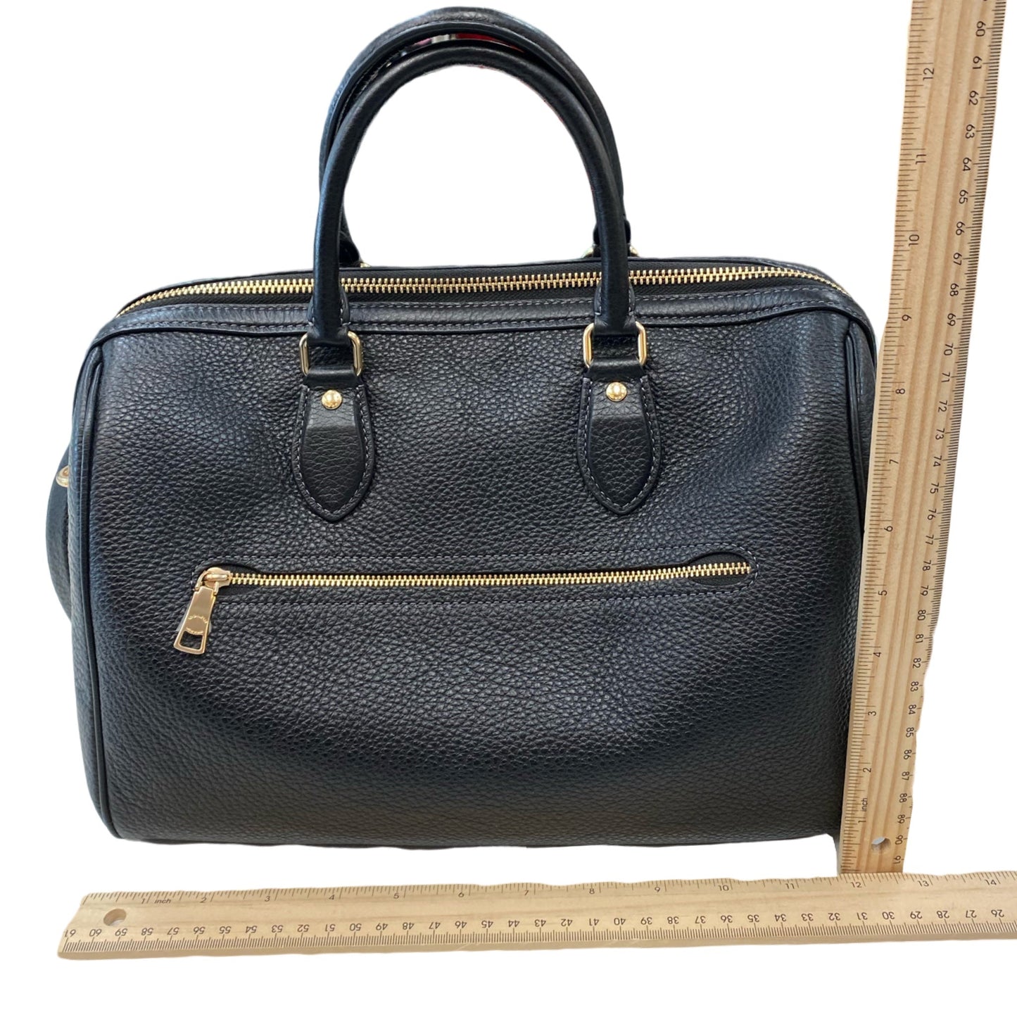 Handbag Designer By Coach In Black, Size:Medium